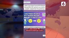 WASPADA HOAKS TAWARAN PINDAH BPJS KESEHATAN MANDIRI KE BPJS GRATIS