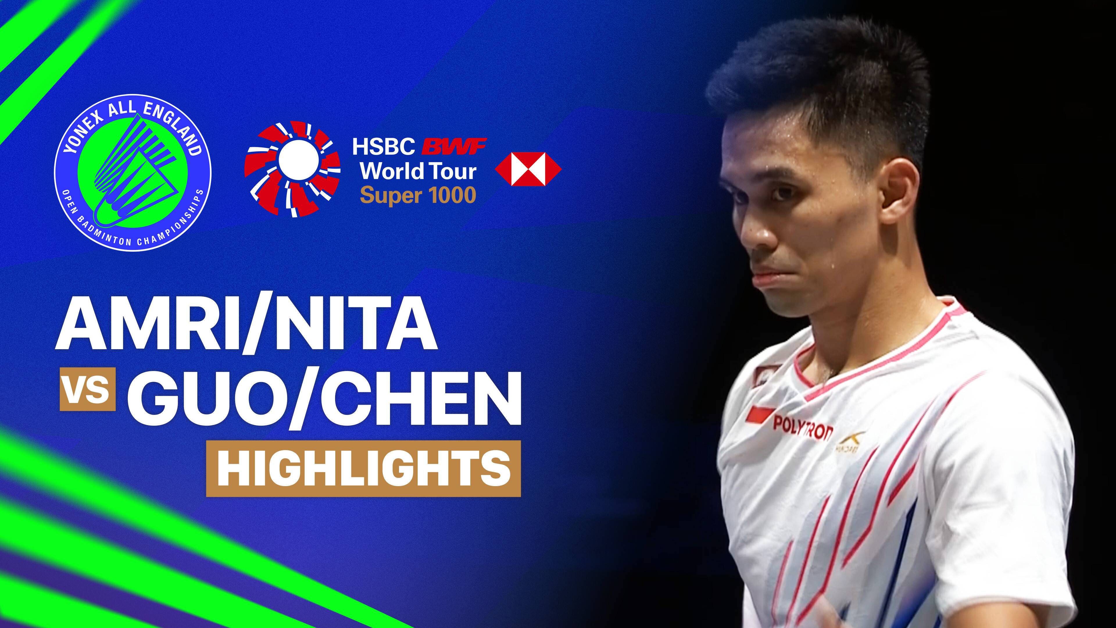 Amri Syahnawi/Nita Violina Marwah (INA) vs Guo Xin Wa/Chen Fang Hui (CHN) - Mixed Doubles Quarter Finals | YONEX All England Open Badminton Championships 2026