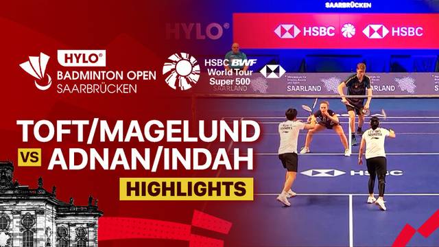 Jesper Toft/Amalie Magelund (DEN) vs Adnan Maulana/Indah Cahya Sari Jamil (INA) - Highlight | HYLO Open 2025