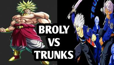 Dragon Ball Z, Duel Broly Vs Trunks (Gameplay)