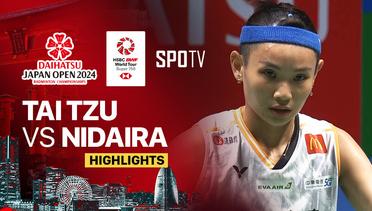 Tai Tzu Ying (TPE) vs Natsuki Nidaira (JPN) - Highlights | Daihatsu Japan Open 2024 - Women's Singles