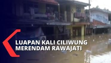 Ketinggian Banjir di Rawajati Mulai dari 50 Sentimeter Hingga 2 Meter, Warga Tidak Bisa Beraktivitas