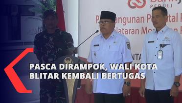 Pasca Dirampok, Wali Kota Blitar Santoso Kembali Bertugas Sebagai Kepala Daerah
