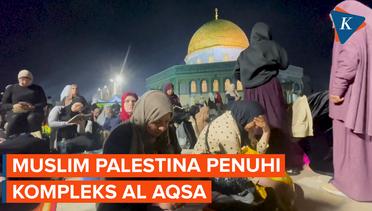Potret Muslim Palestina Rayakan Lailatul Qadar