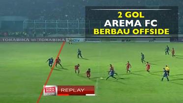 2 Gol Arema FC pada Leg 2 Semifinal Piala Presiden 2017 Berbau Offside