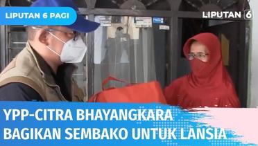 YPP Bersama Citra Bhayangkara Bagikan Paket Sembako dan Masker untuk Lansia | Liputan 6