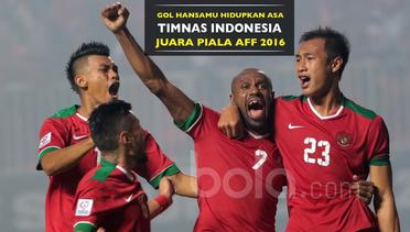 Gol Hansamu Yama Hidupkan Asa Timnas Indonesia Juara Piala AFF 2016