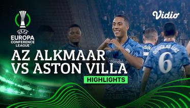 AZ Alkmaar vs Aston Villa - Highlights | UEFA Europa Conference League 2023/24