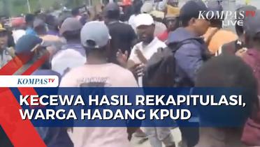Warga Hadang KPUD Asmat Gara-Gara Kecewa Hasil Rekapitulasi, Pleno Tingkat Provinsi Ditunda