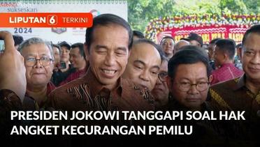 Presiden Jokowi Tanggapi Soal Hak Angket Usulan Ganjar Tentang Dugaan Kecurangan Pemilu | Liputan 6