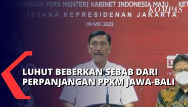 PPKM Jawa-Bali Diperpanjang, Luhut Binsar Pandjaitan Beberkan Alasannya