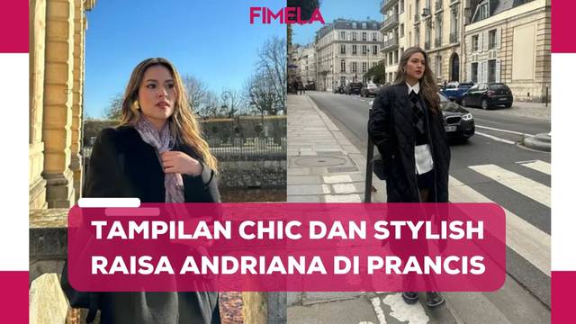 Gaya Raisa Adriana Liburan ke Prancis, Inspirasi Outfit Layering yang Chic dan Elegan