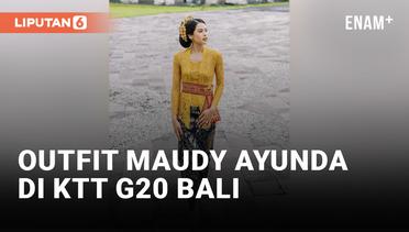 Gaya Maudy Ayunda di KTT G20 Bali
