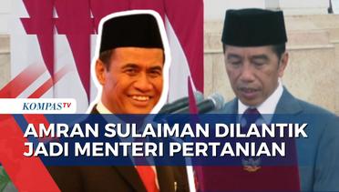 Jokowi Lantik Amran Sulaiman Jadi Mentan Pengganti SYL, Ini Profilnya