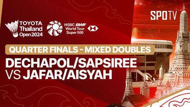 Mixed Doubles: Dechapol Puavaranukroh/Sapsiree Taerattanachai (THA) vs Jafar Hidayatullah/Aisyah Salsabila Putri Pranata (INA) | Toyota Thailand Open 2024