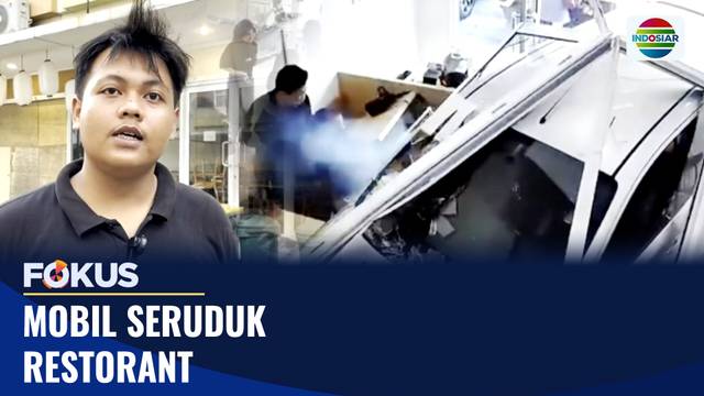 Mobil Seruduk Restoran I Fokus