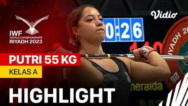 Highlights | Putri 55 kg - Kelas A | IWF World Championships 2023