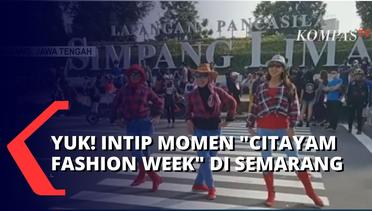 Di Semarang, Emak-Emak Ikuti Tren Citayam Fashion Week Ala-Ala Bak Model Profesional!
