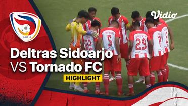Highlight - Deltras Sidoarjo VS Tornado FC | Liga 3 Nasional 2021/22