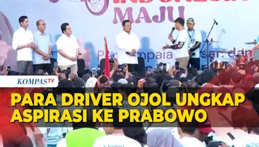 [FULL] Dialog Aspirasi Drivel Ojol dengan Capres Prabowo Usai Deklarasi Dukungan