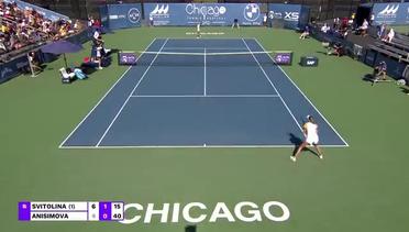 Match Highlights | Elina Svitolina 2 vs 0 Amanda Anisimova | Chicago Fall Tennis Classic 2021