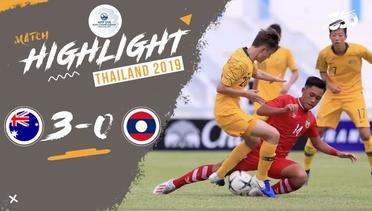 Full Highlight - Laos 0 VS 3 Australia | Piala AFF U-15 2019