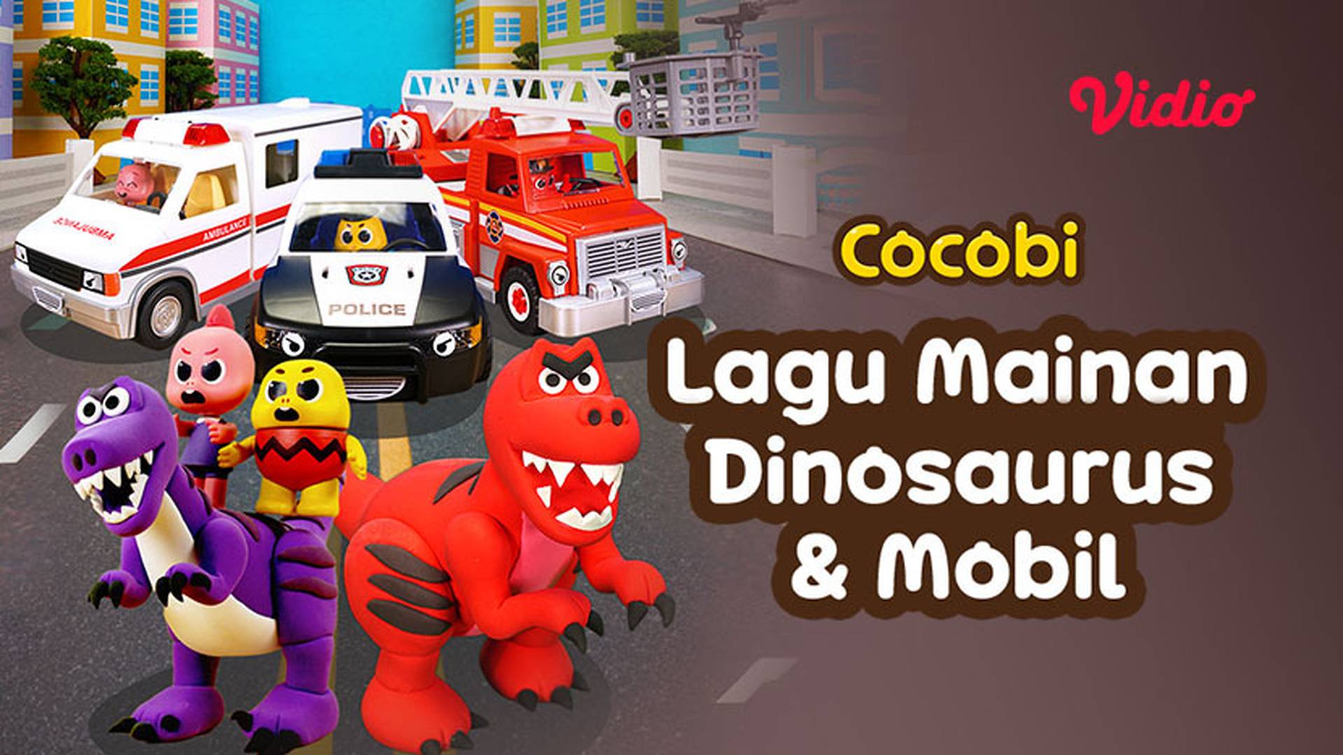 Cocobi - Lagu Mainan Dinosaurus & Mobil Cocobi