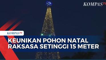 Unik! Salah Satu Hotel di Bali Suguhkan Keindahan Pohon Natal Setinggi 15 Meter