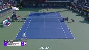 Match Highlights | Jelena Ostapenko vs Petra Kvitova | WTA Dubai Duty Free Tennis Championships 2022