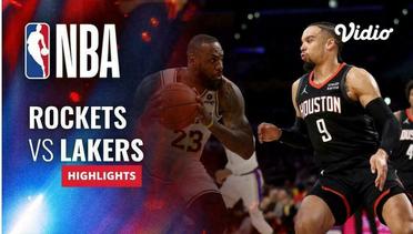 Houston Rockets vs Los Angeles Lakers - Highlights | NBA Regular Season 2023/24