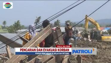 Tim Gabungan Kerahkan Alat Berat Cari Korban Gempa di Petobo dan Biromaru - Patroli