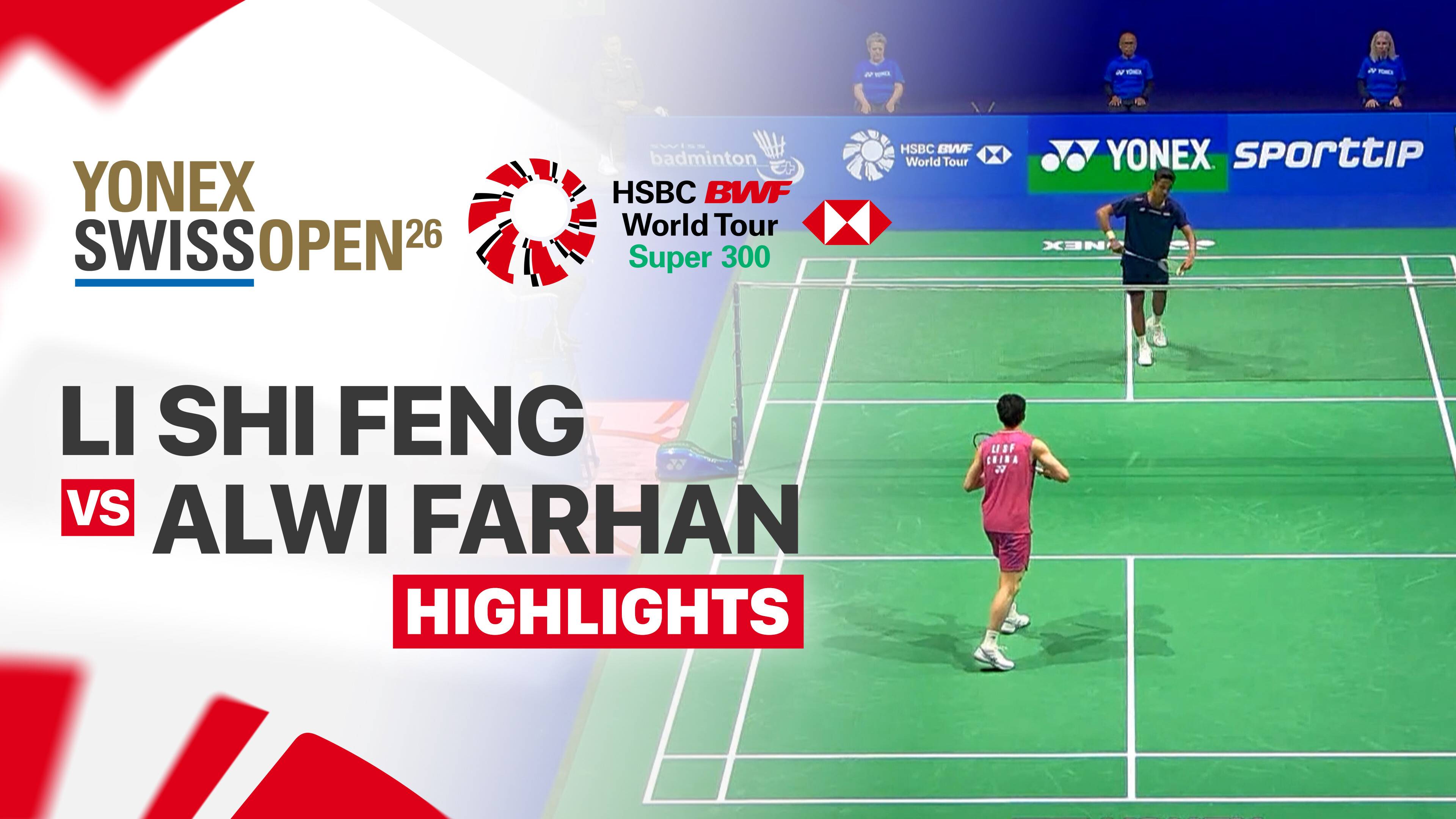 Li Shi Feng (CHN) vs Alwi Farhan (INA) - Men's Singles Semifinals | YONEX Swiss Open 2026