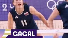 Amerika Serikat vs Polandia - Perempat Final - Bola Voli Putri - Highlights | Olympic Games Paris 2024