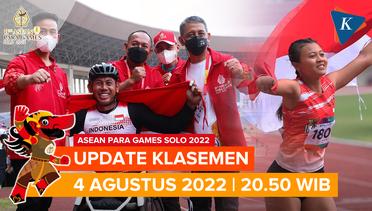 Update Klasemen Asean Para Games 2022 | 4 Agustus 2022