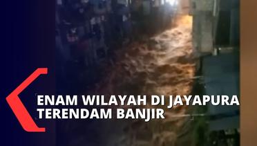 Hujan dengan Intensitas Sedang Masih Melanda Jayapura, Empat Titik Banjir Mulai Surut
