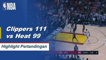 NBA | Cuplikan Hasil Pertandingan - Clippers 111 vs Heat 99