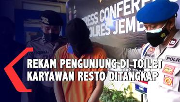 Rekam Pengunjung di Toilet Karyawan Mesum Resto Siap Saji Ditangkap