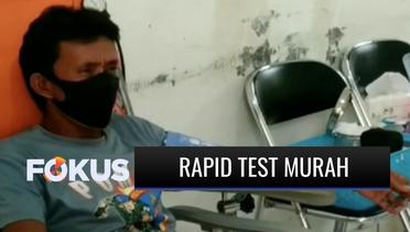 Layanan Rapid Test Murah Rp125 Ribu di Kotawaringin Timur Laris Diminati Warga