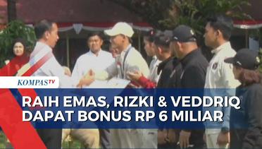 Bentuk Apresiasi Atas Peraihan Medali Emas, Jokowi Beri Bonus Rp6 M untuk Rizki dan Veddriq