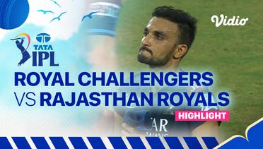 Highlights - Royal Challengers Bangalore vs Rajasthan Royals | Indian Premier League 2023