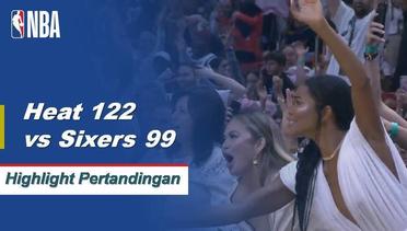 NBA | Cuplikan Hasil Pertandingan : Heat 122 Vs Sixers 99