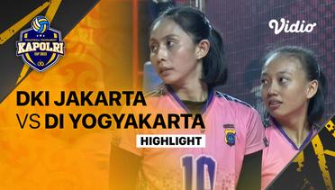 Highlights | Putri: DKI Jakarta vs DI Yogyakarta | Piala Kapolri 2023