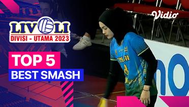 5 Smash Terbaik Hari Ke-16 | Livoli Divisi Utama 2023