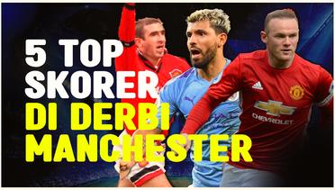 Termasuk Aguero dan Rooney, Ini Dia 5 Top Skorer di Derbi Manchester!
