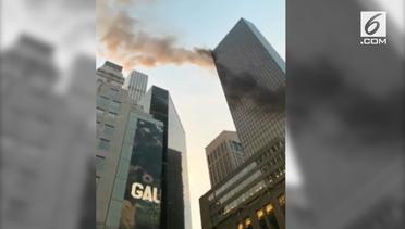  Trump Tower Kebakaran, 3 Orang Terluka