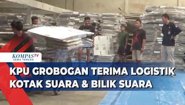 KPU Grobogan Terima Logistik Kotak Suara & Bilik Suara