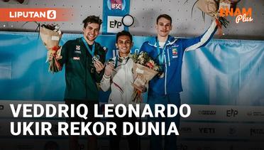 Veddriq Leonardo Berhasil Raih Emas di Piala Dunia Panjat Tebing
