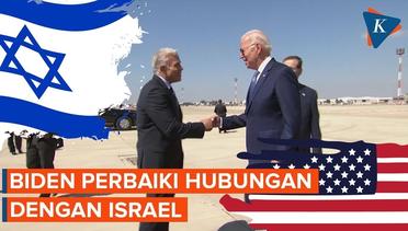 Biden Tiba di Israel, Bawa Isu Palestina dan Nuklir Iran