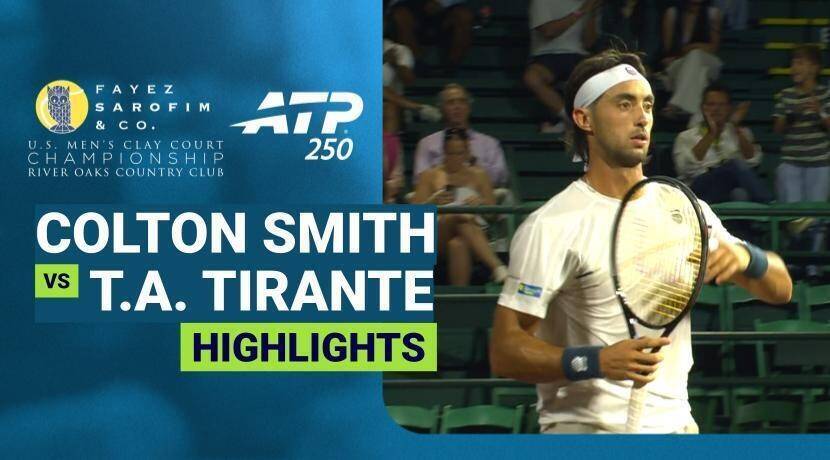 Colton Smith vs Thiago Agustin Tirante - Round 1 | ATP 250: Fayez Sarofim & Co. U.S. Men's Clay Court Championship 2026