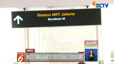Stasiun MRT Kini Sudah Terintegrasi dengan Transportasi Umum Lain - Liputan 6 Siang